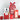 Red My Goody Bag surrounded with coffee, luxury christmas cake and a mug on top of its box which can be personalised through a printing service within My Goody Bag.