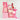 Pink gift bag filled with treats